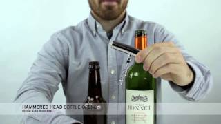 Hammered Head Bottle Opener  Corkscrew Opener [upl. by Nocaed]