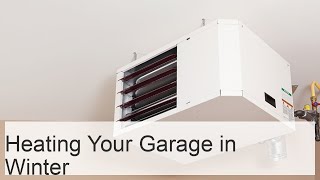 Garage heating autonomous and most economical ways of heating in winter [upl. by Eittod]