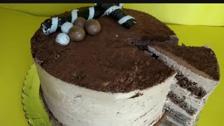 Banana chocolate cake recipe without OvenArtistic Creations [upl. by Trace683]