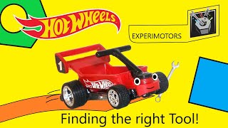 Experimotors in Finding the Right Tool  Hot Wheels Stop Motion Episode 6 Feat Coupe Clip [upl. by Aititel]