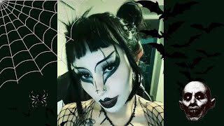 Goth Beauty Goth Makeup Tutorial 🖤 [upl. by Lelith]