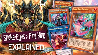 NEW TIER ZERO  YUGIOH SNAKEEYES  FIRE KING DECK EXPLAINED Ft Paktcg How To Play [upl. by Sihtam]