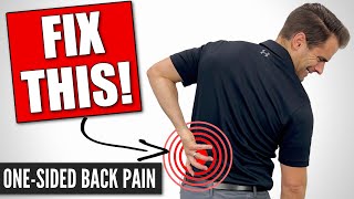 How To Fix Lower Back Pain On One Side Home Exercises [upl. by Evita]