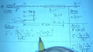 4243 Car and Retarding Force [upl. by Schwitzer]