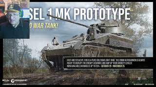 NEW Cold War Wiesel 1 MK Prototype Announcement World of Tanks console [upl. by Millan]