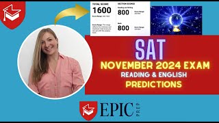 November 2024 SAT Predictions  Reading and English Expert Insights to Boost Your Score [upl. by Adur]