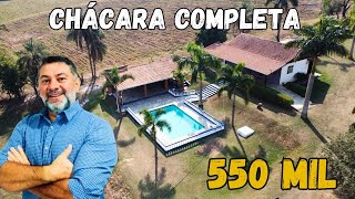 CHÁCARA 5000M² EM ARTUR NOGUEIRA COM LINDA PISCINA [upl. by Cirederf986]