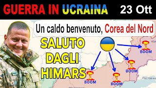 23 Ott Manco Arrivati Forze Ucraine BOMBARDANO BASI NORDCOREANE  Guerra in Ucraina [upl. by Nodnrb]