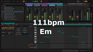 Deep Melodic Techno  Ableton Live  Workflow amp Live Act  171123 [upl. by Holman]