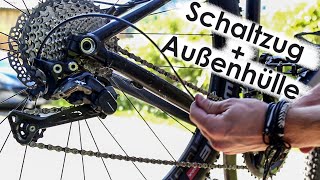 Schaltzug und Außenhülle am MTB wechseln [upl. by Yenaiv]