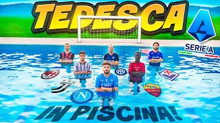 ⚽️ TEDESCA SERIE A CHALLENGE in PISCINA 💦 [upl. by Nodnek394]