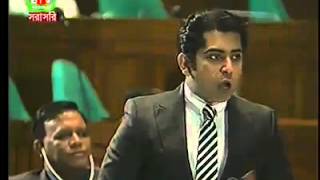 Andaleeve Rahman partho talk to Parliament about Islamic group and Islamic terrorist18th june 2013 [upl. by Arammat]