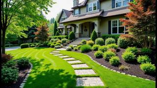 Creative Landscaping Ideas for Sloped Front Yard [upl. by Nylacaj]