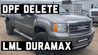 How to DPF delete on LML Duramax and remove DEF tank [upl. by Langbehn]