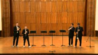 Primavera Mundi  Clarinet quartet quotNevskyquot [upl. by Pik]