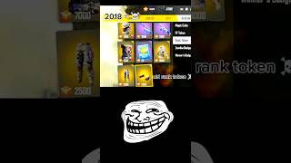 Free fire old rank token vs new rank token shots freefire AVATAR567 [upl. by Rooke]