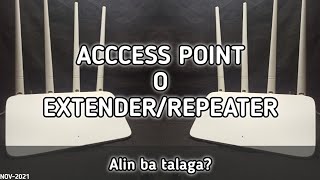 Access Point vs ExtenderRepeater  Ano ito at paano ito gumagana [upl. by Blodgett]