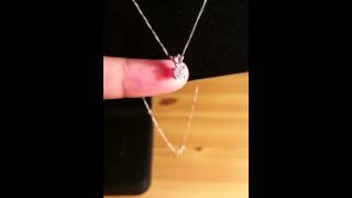 Diamond Solitaire Pendant Necklace [upl. by Langill]