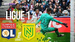 Olympique Lyon vs Nantes  LIGUE 1 HIGHLIGHTS  100624  beIN SPORTS USA [upl. by Nylodam]