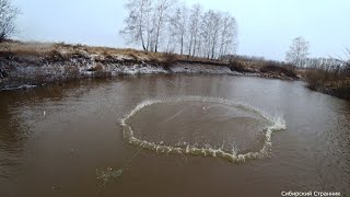 Выпал снег а мы кидаем накрывушку Рыба на каждом забросе [upl. by Neleag]