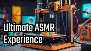 3D PRINTER ASMR JUST A FULL PRINT amp MACHINE NOISE [upl. by Eachelle973]