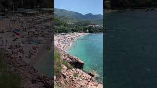 Budva Kamenovo beach🏖 beach budva summer montenegro [upl. by Nnasus]