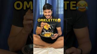 Bread Omelette sahi bana na  😂 shorts vlog minivlog recipe [upl. by Osmo816]