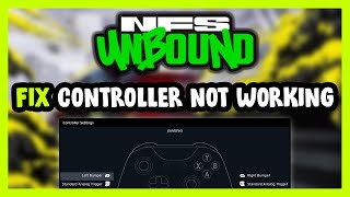 FIX Need for Speed Unbound ControllerGamepad Not Working on PC [upl. by Wons]