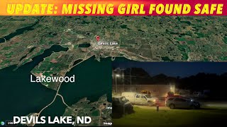 UPDATE Missing 14Year Old Girl Found Safe At Devils Lake ND [upl. by Zirkle]