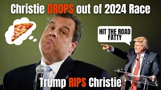 Trump RIPS Chris Christie After He Drops Out of 2024 Race [upl. by Noble]