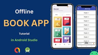 Create Book App in Android Studio  Book App tutorial in Android  Make Book App in Android Studio [upl. by Bohun648]