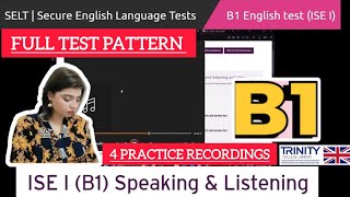 Full B1 Speaking amp Listening Skilled Worker Visa  ISE 1 Trinity College London [upl. by Iidnarb181]