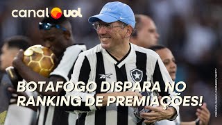 BOTAFOGO É O TIME QUE MAIS FATUROU COM PREMIAÇÕES NO ANO SAIBA QUEM SÃO OS OUTROS LÍDERES [upl. by Corsetti]