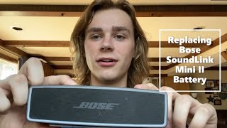 How to Replace Bose SoundLink Mini II Battery [upl. by Darreg599]