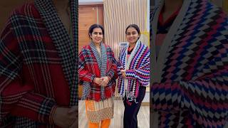 Shawl hack ♥️ stitching fashion designer stitching viralvideo [upl. by Edylc]