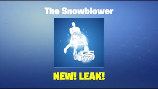 The Snowblower  Leak  Fortnite Emote [upl. by Dwinnell]