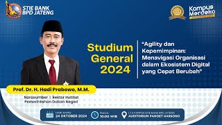 Studium Generale 2024 STIE Bank BPD Jateng [upl. by Iuq]