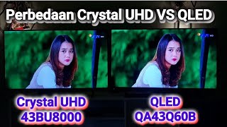 Samsung Crystal UHD BU8000 VS QLED Q60B  Picture Quality [upl. by Llednew]