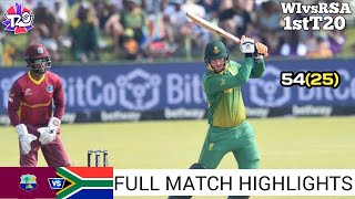 West Indies vs South Africa 1st T20 Full Highlights 2024  WI vs RSA 2024 WI vs RSA Highlights 2024 [upl. by Goerke999]