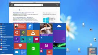 Windows 10 Start menu Technical Preview [upl. by Noj]