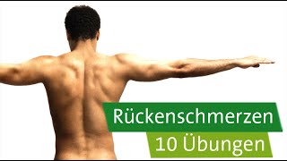 Rückenschmerzen 10 Übungen die helfen [upl. by Almeda609]