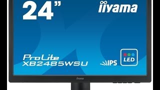 iiyama XB2485WSU углы обзора XB2485WSU глоу iiyama XB2485WSU view angles iiyama XB2485WSU glow [upl. by Keviv]