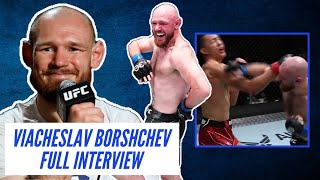 Viacheslav Borshchev on KO Win at UFC Vegas 73 50K Bonus Moving to America Urijah Faber amp More [upl. by Rhtaeh364]