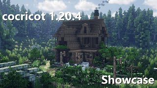 【cocricot】1204 森の小さな小屋 Showcase Minecraft [upl. by Courtland139]