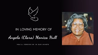 The Funeral Service Of The Late Angela Clara Monica Hull [upl. by Ilrahs]