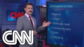 Conheça cuidados para aliviar crises alérgicas com a chegada do outono  Correspondente Médico [upl. by Anoved]