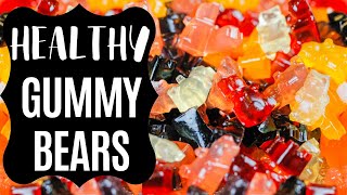 How To Make Homemade Gummy Bears that are secretly healthy  CHELSWEETS [upl. by Ssew8]