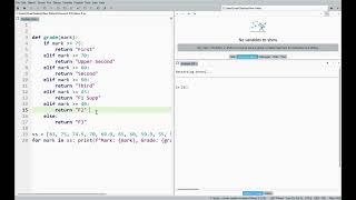 Grading System Using Python Code  CSC 110 Intro to Programming [upl. by Kcirted729]