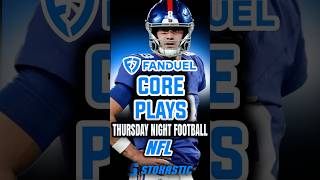 FanDuel NFL DFS Core Plays Thursday Night Football CowboysGiants 92624  NFL DFS Picks Week 4 [upl. by Ayekan]