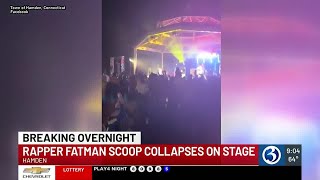 Fatman Scoop transported to hospital after having medical emergency during performance [upl. by Astrix]